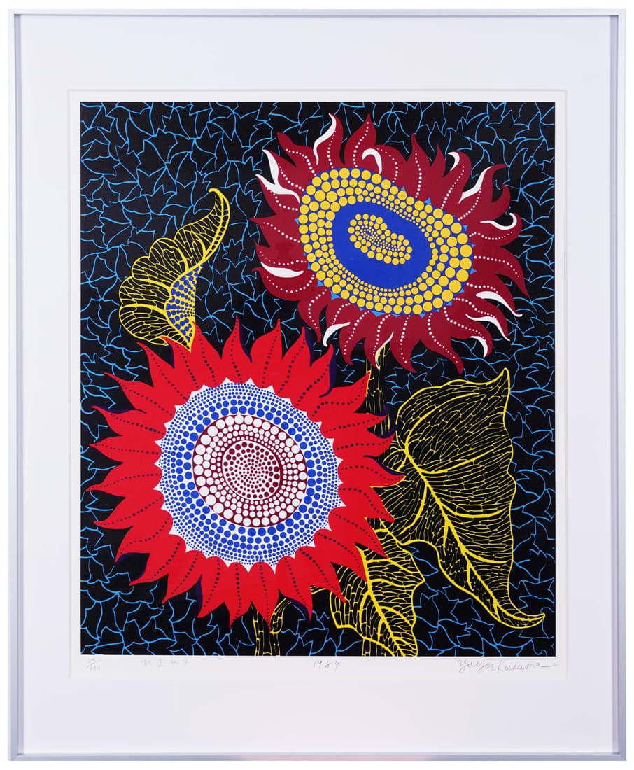 Yayoi Kusama (B.1929), Silkscreen Print (1 of 3)