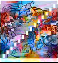 GEORGE CONDO (B.1957), ACRYLIC PAINTING