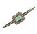 Antique 18k Gold Emerald Diamond Brooch Pin - 2