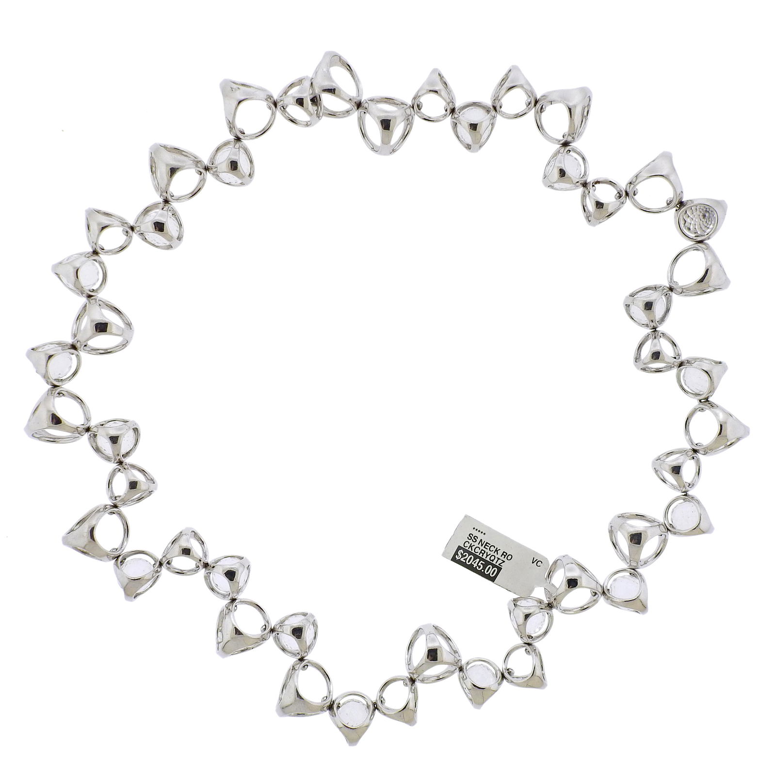 Di Modolo Icona Sterling Silver Quartz Necklace (1 of 4)