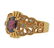 14k Gold Diamond Garnet RIng - 2