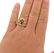 14k Gold Diamond Garnet RIng - 4