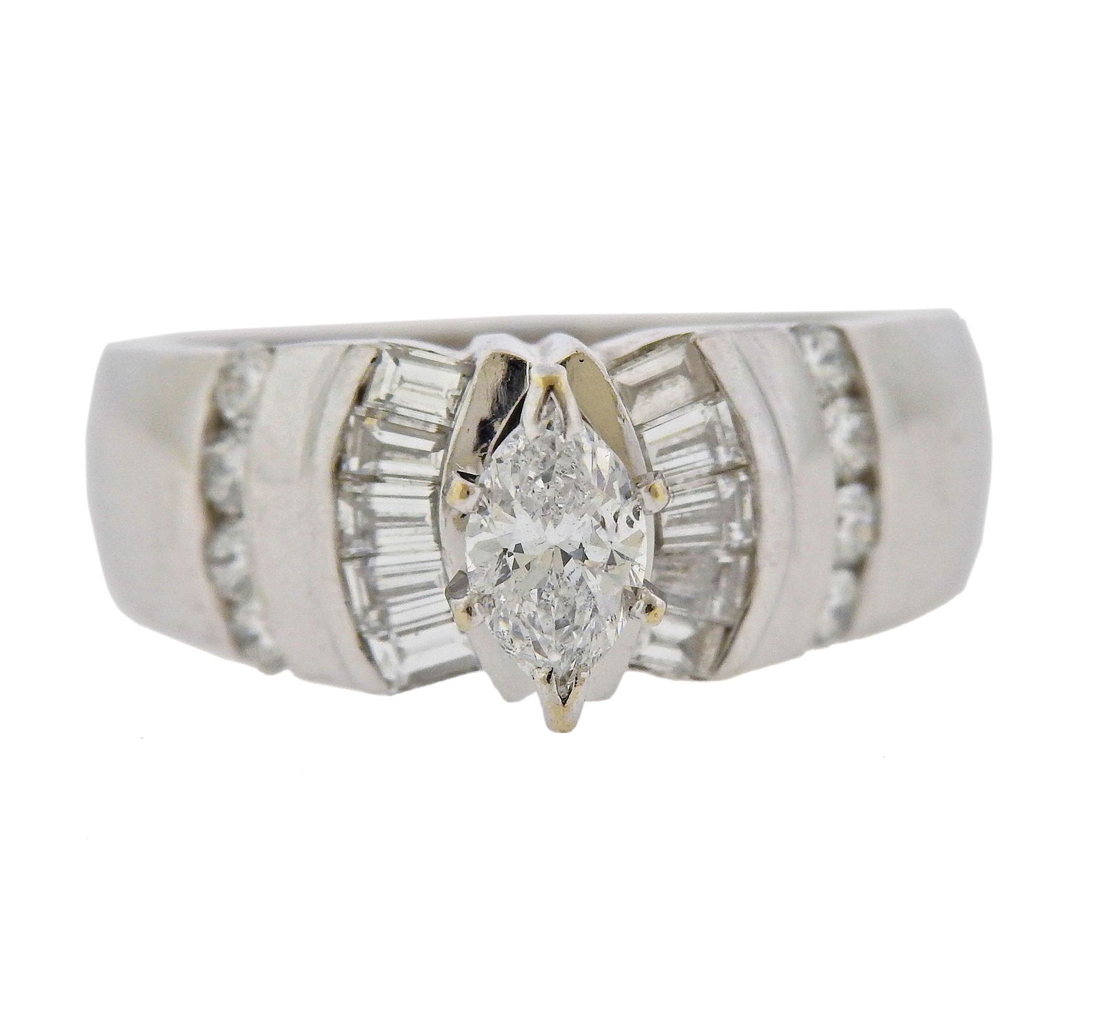 14K Gold Diamond Engagement Ring (1 of 4)