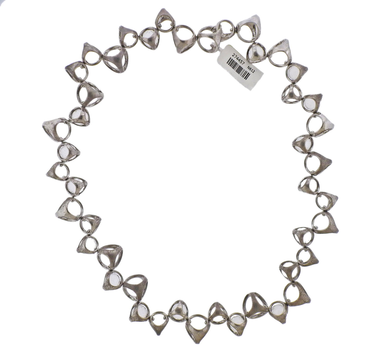 Di Modolo Icona Sterling Silver Rock Crystal Necklace (1 of 3)