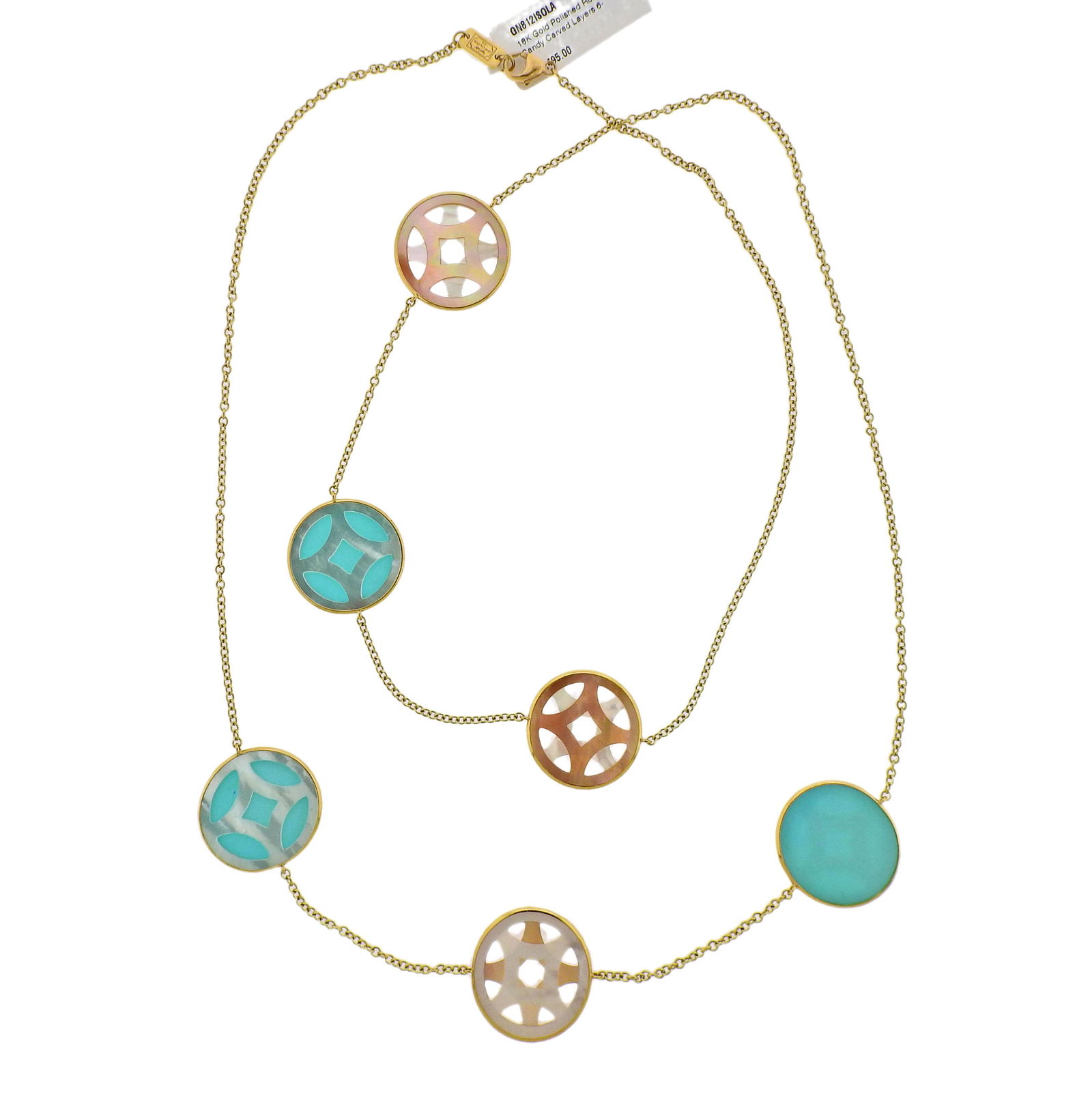 Ippolita Rock Candy Turquoise Isola 18k Gold Station (1 of 3)