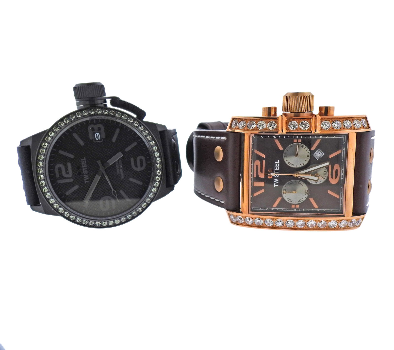 TW Steel Watch Lot of Two