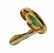 David Webb Carved Jade Gold Earrings - 3
