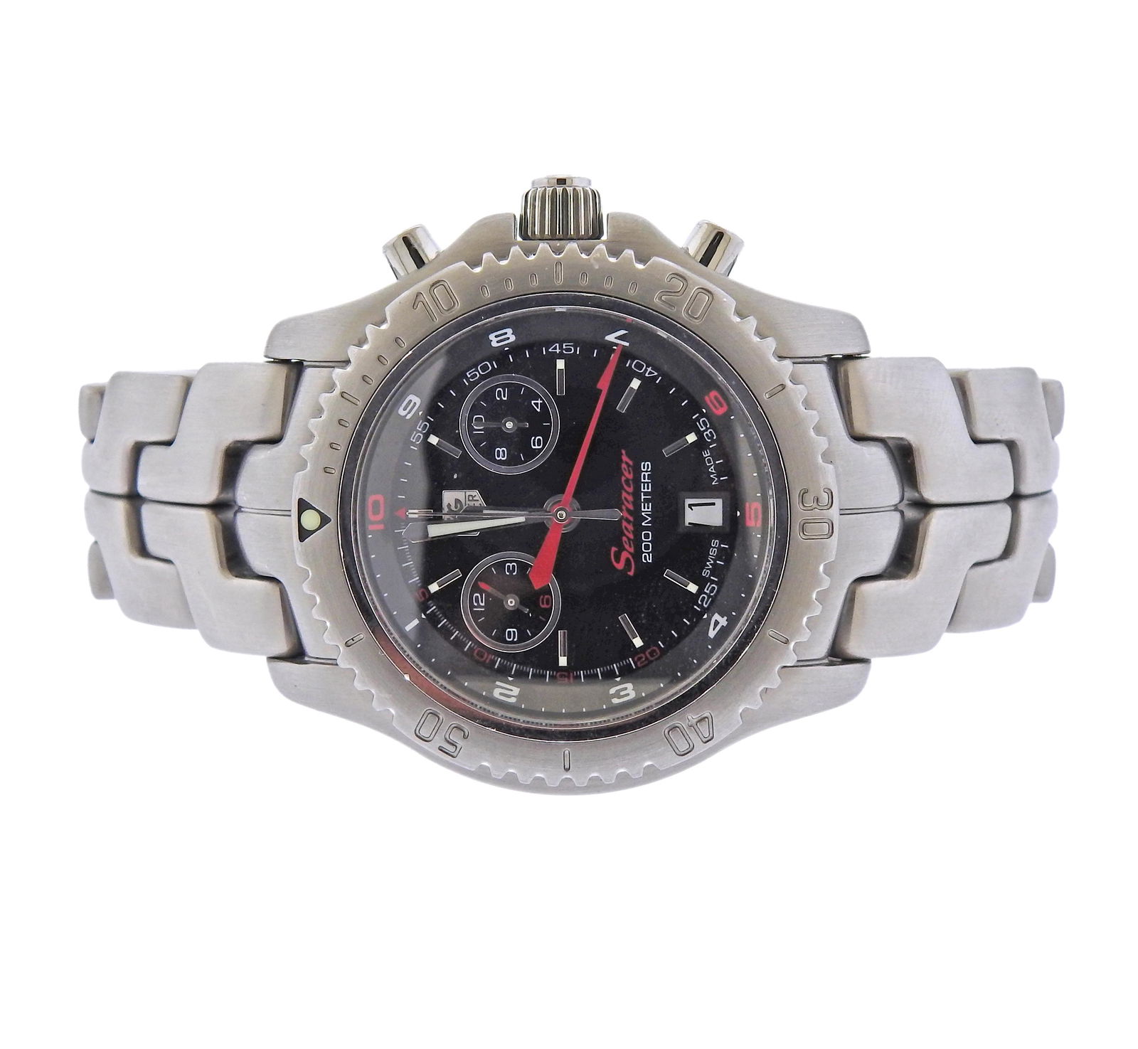 Tag Heuer Searacer Chronograph Quartz Watch (1 of 3)