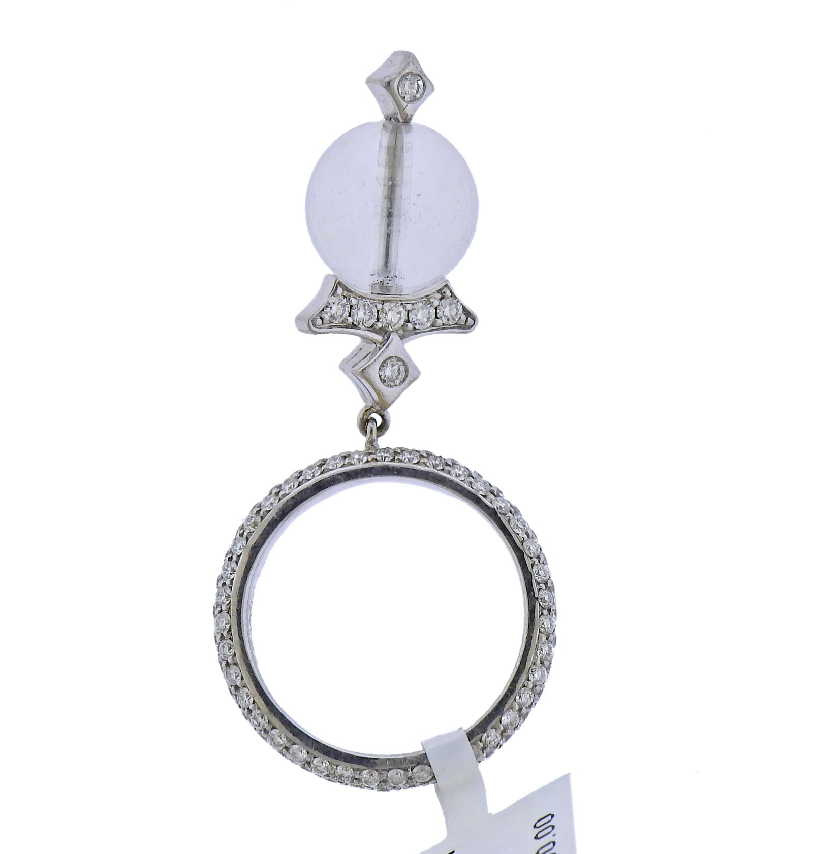 Ivanka Trump 18k Gold Diamond Crystal Charm Ring (1 of 3)