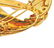 Large 18k Gold 3ctw Diamond Brooch Pin - 3
