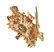 Tiffany & Co 14K Gold Diamond Sapphire Brooch Pin - 4