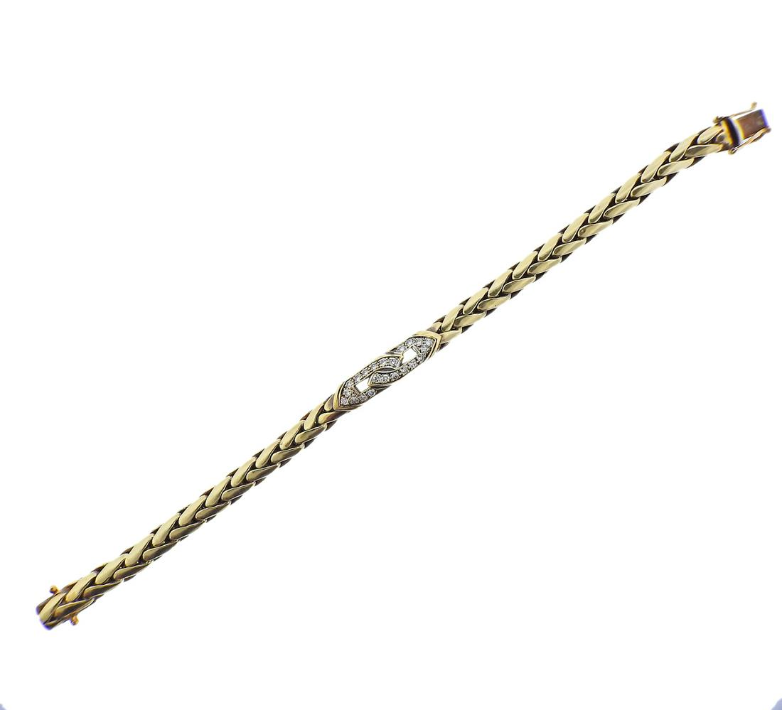 14k Gold Diamond Bracelet (1 of 3)