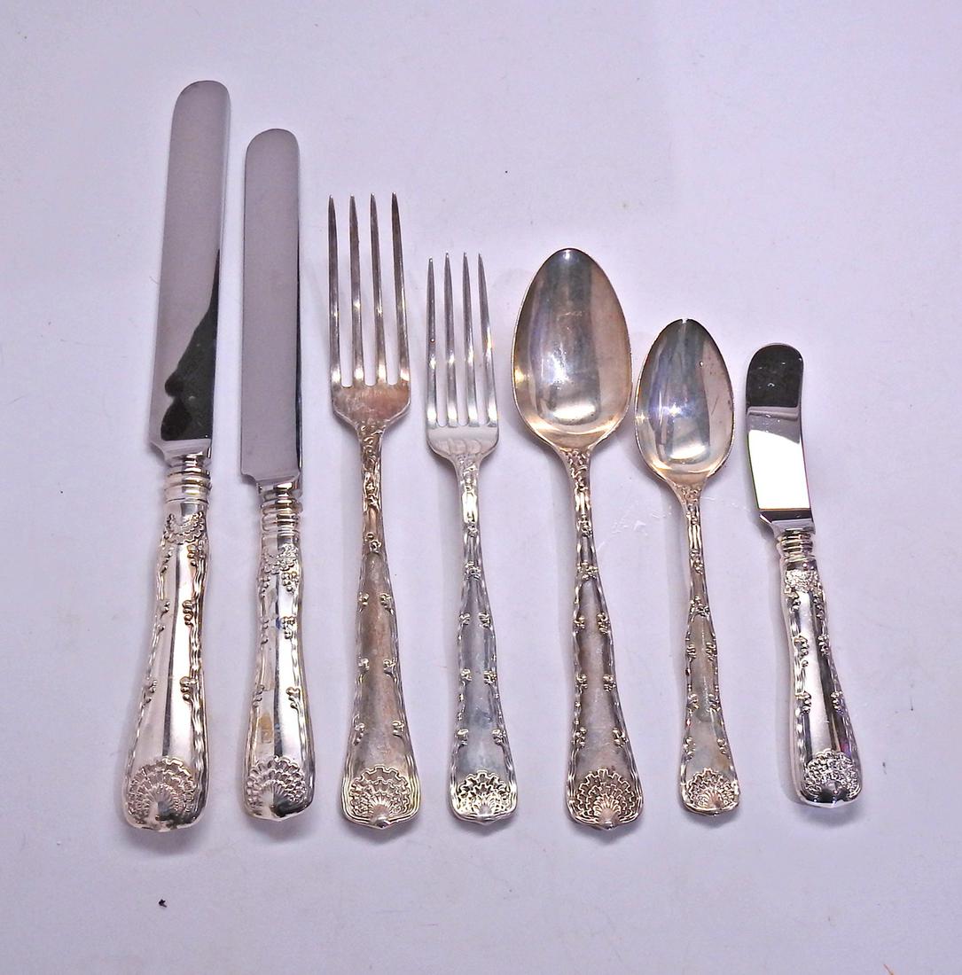 Tiffany & Co Wave Edge Sterling Dinner Set 82pc. (1 of 5)