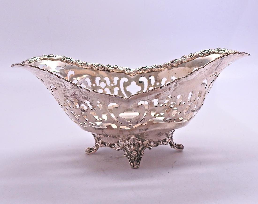 Tiffany & Co Sterling Silver Reticulated Footed Bowl (1 of 4)