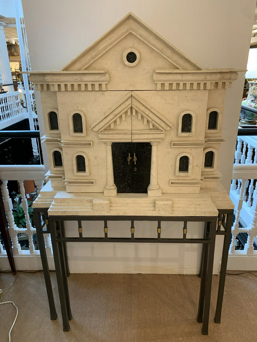 Maitland Smith Sandstone Liquor Bar Cabinet (1 of 11)