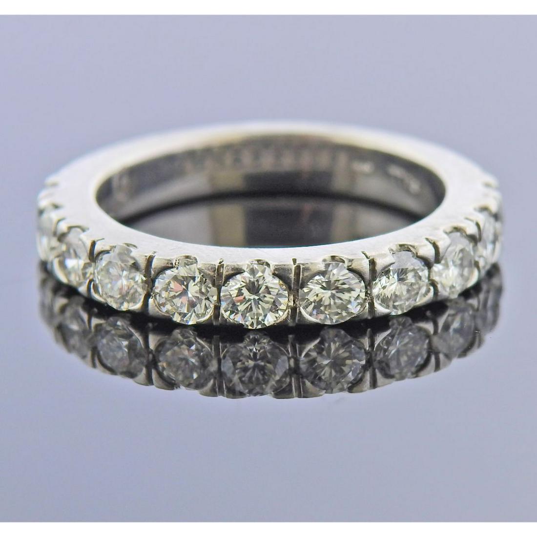 1940s Palladium Diamond Wedding Band Ring (1 of 3)