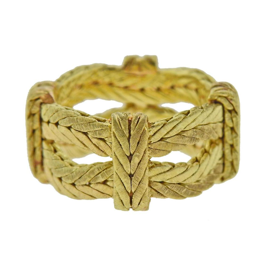 Buccellati 18k Gold Band RIng (1 of 3)