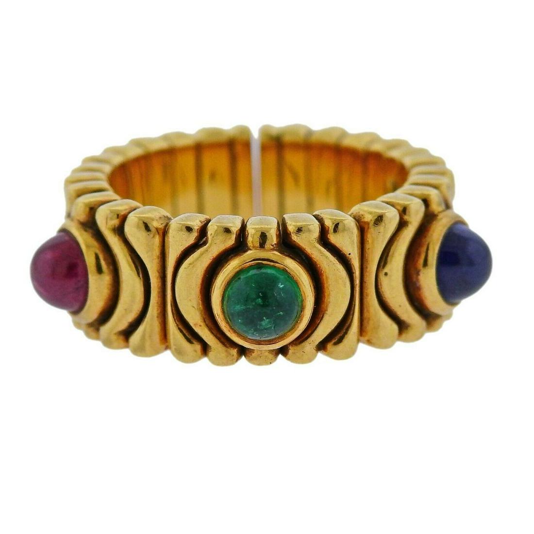 Bvlgari Bulgari Parentesi Sapphire Ruby Emerald Gold (1 of 6)