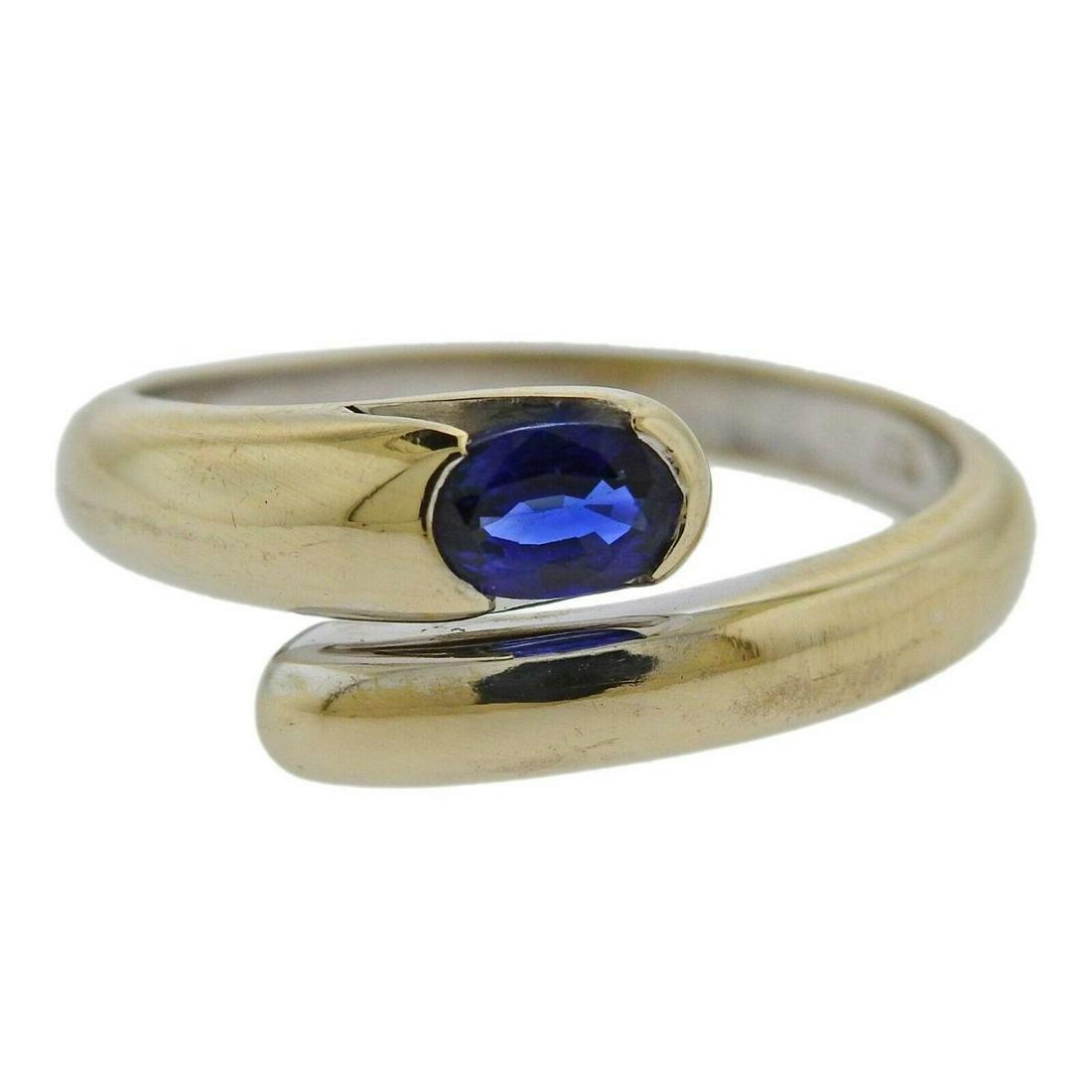 Bulgari Sapphire Gold Ring (1 of 5)