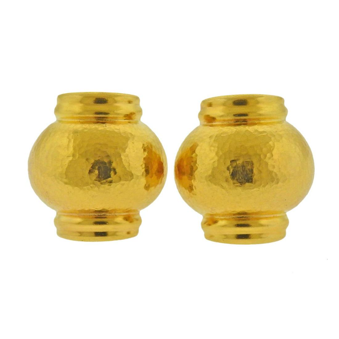 Lalaounis Greece 18k Gold Earrings (1 of 5)