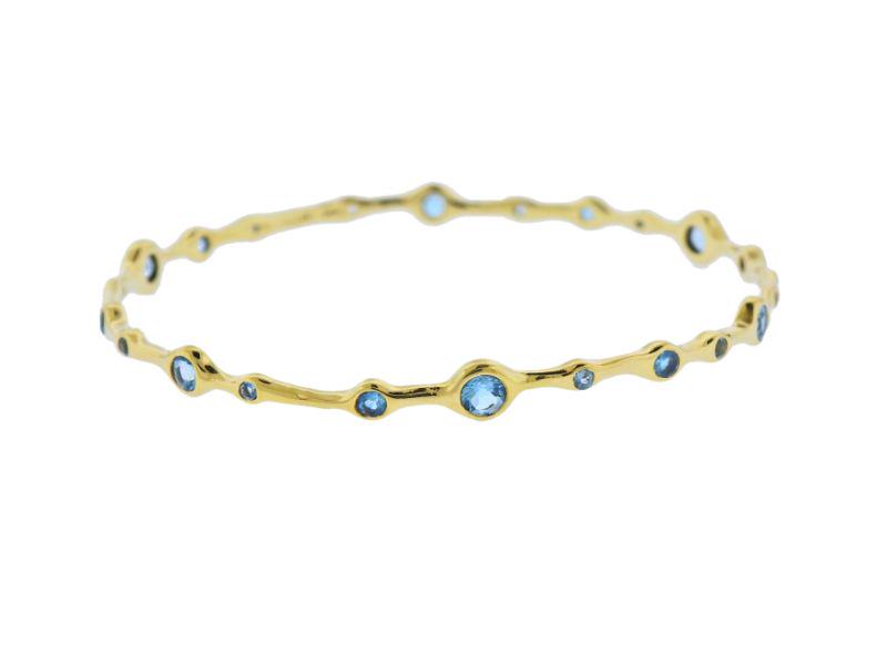 Ippolita Lollipop 18k Gold Blue Topaz Bracelet (1 of 5)