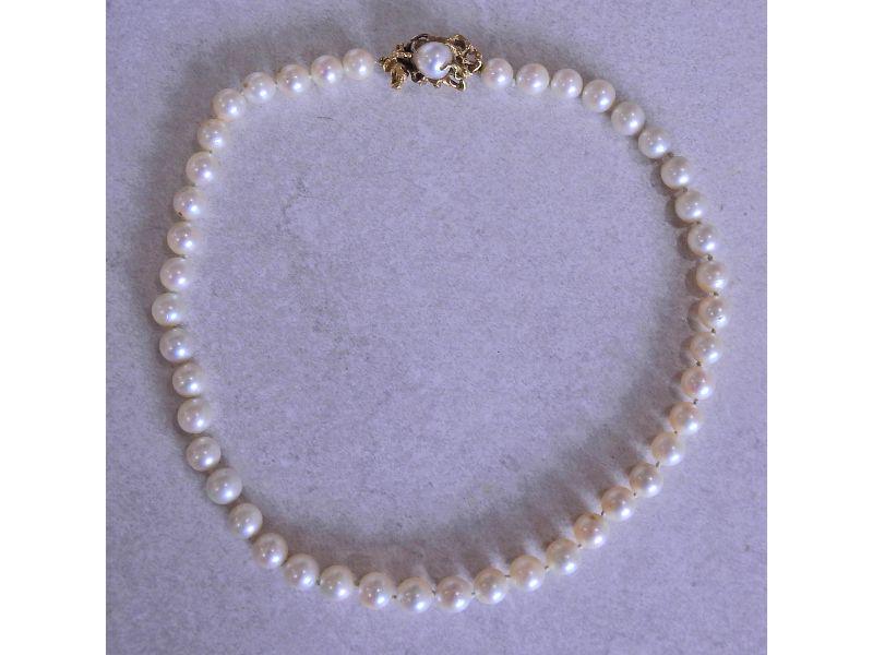 Arthur King 18k Gold Pearl 1970s Necklace (1 of 6)