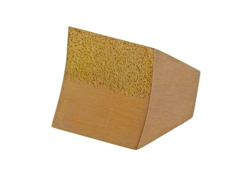 Antonio Bernardo Rose Gold Textured Geometric Ring (1 of 4)