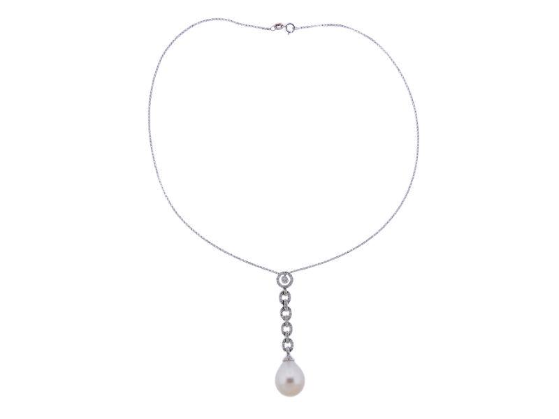 Assael South Sea Pearl Diamond 18k Gold Pendant (1 of 5)