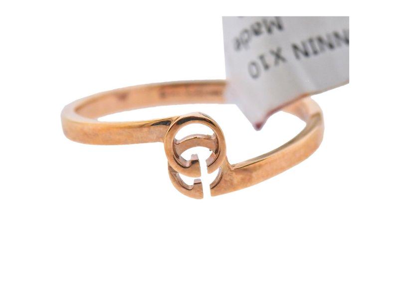 Gucci 18k Gold Gunning G Ring (1 of 5)