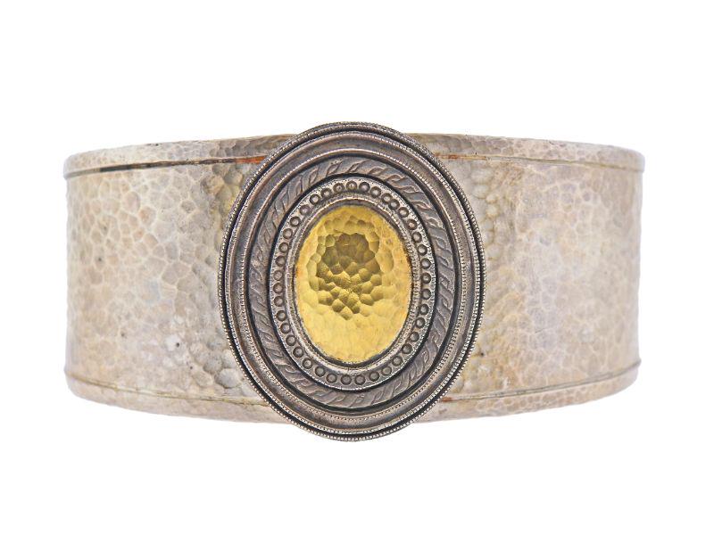 Gurhan Camelot Silver 24k Gold Cuff Bracelet (1 of 4)