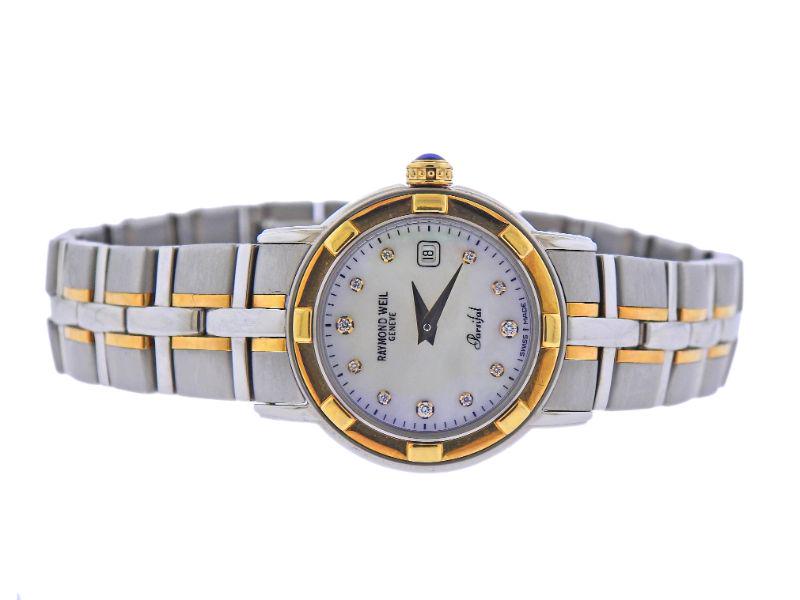 Raymond Weil Mother of Pearl Diamond Parsifal Two Tone (1 of 4)