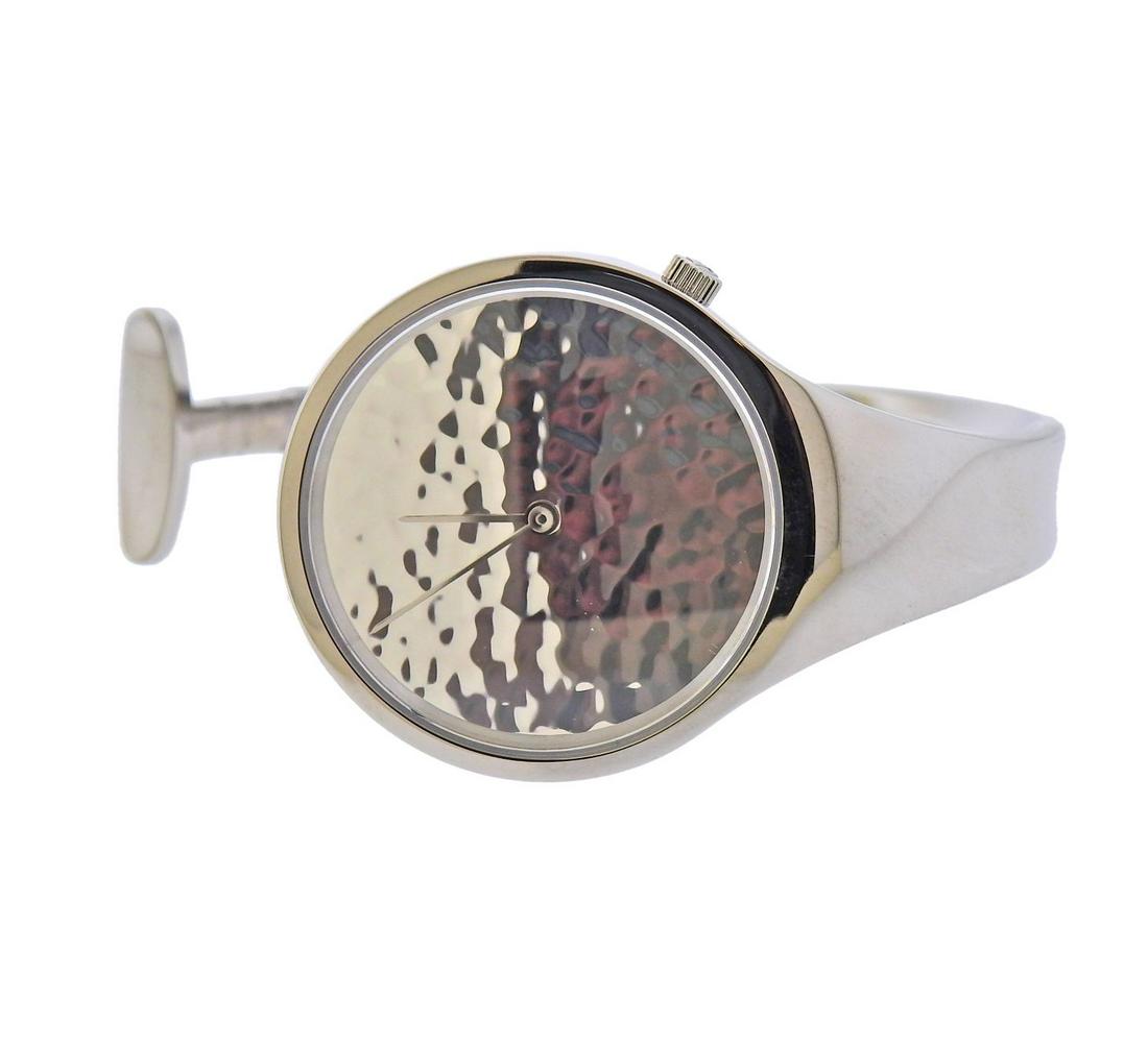 Georg Jensen Viviana Large Cuff Watch Bracelet (1 of 4)