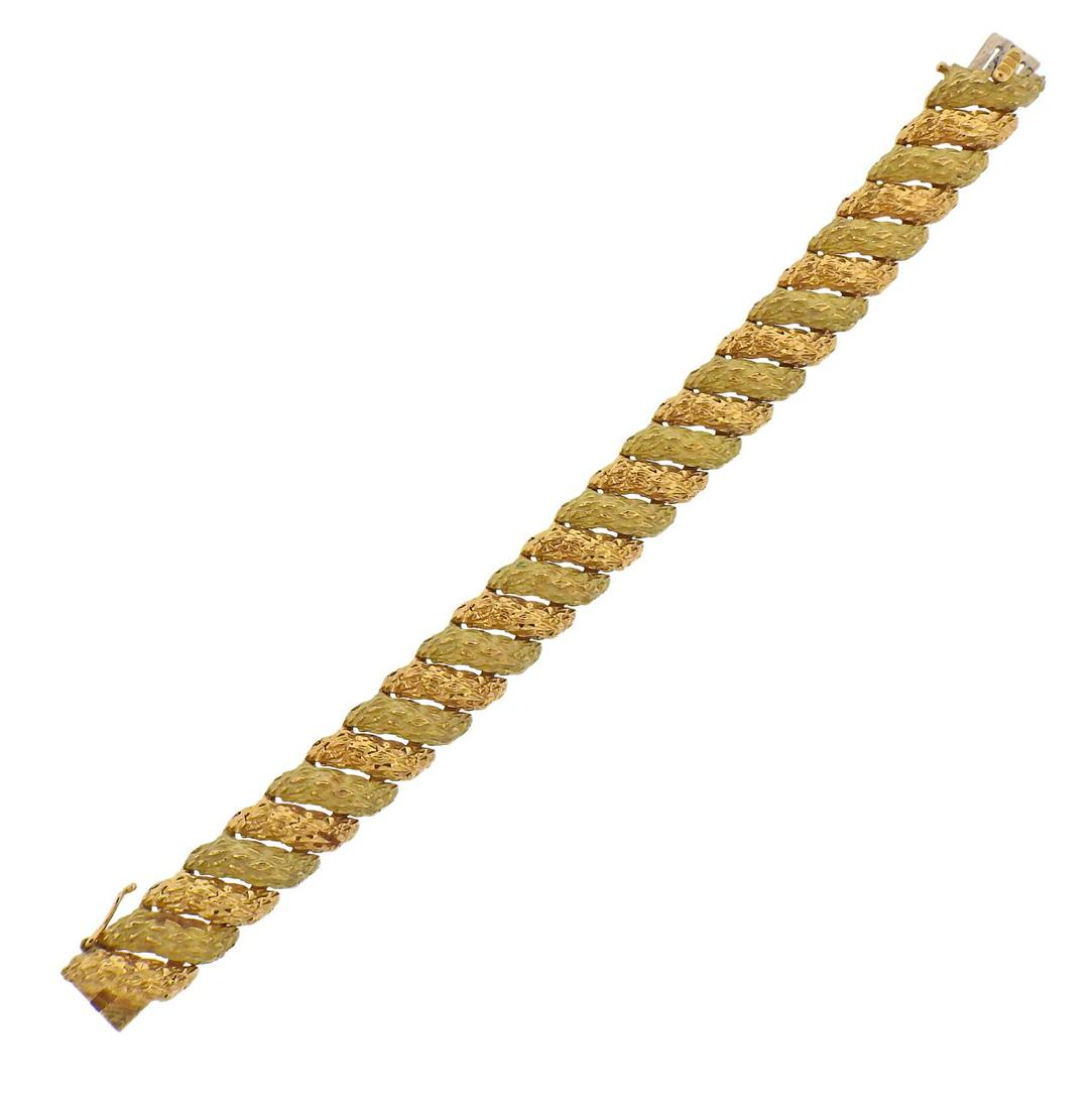 French 1960s 18k Gold Bracelet (1 of 5)