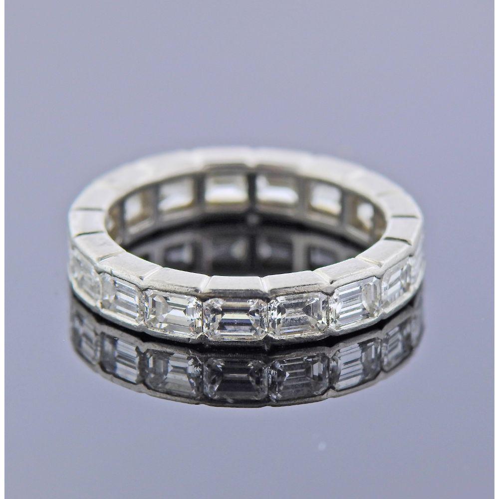 Platinum Diamond Wedding Band Ring (1 of 4)