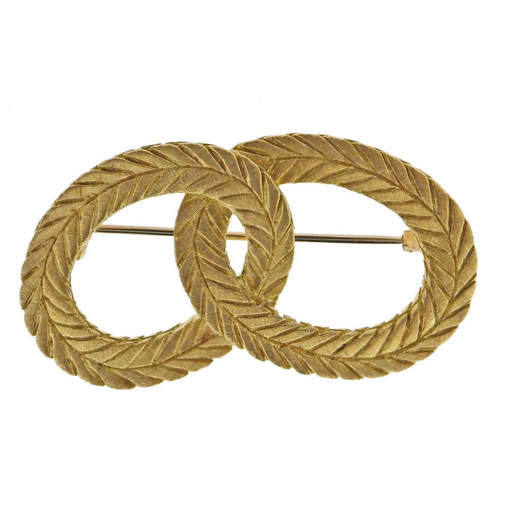 Buccellati 18k Gold Brooch Pin (1 of 4)