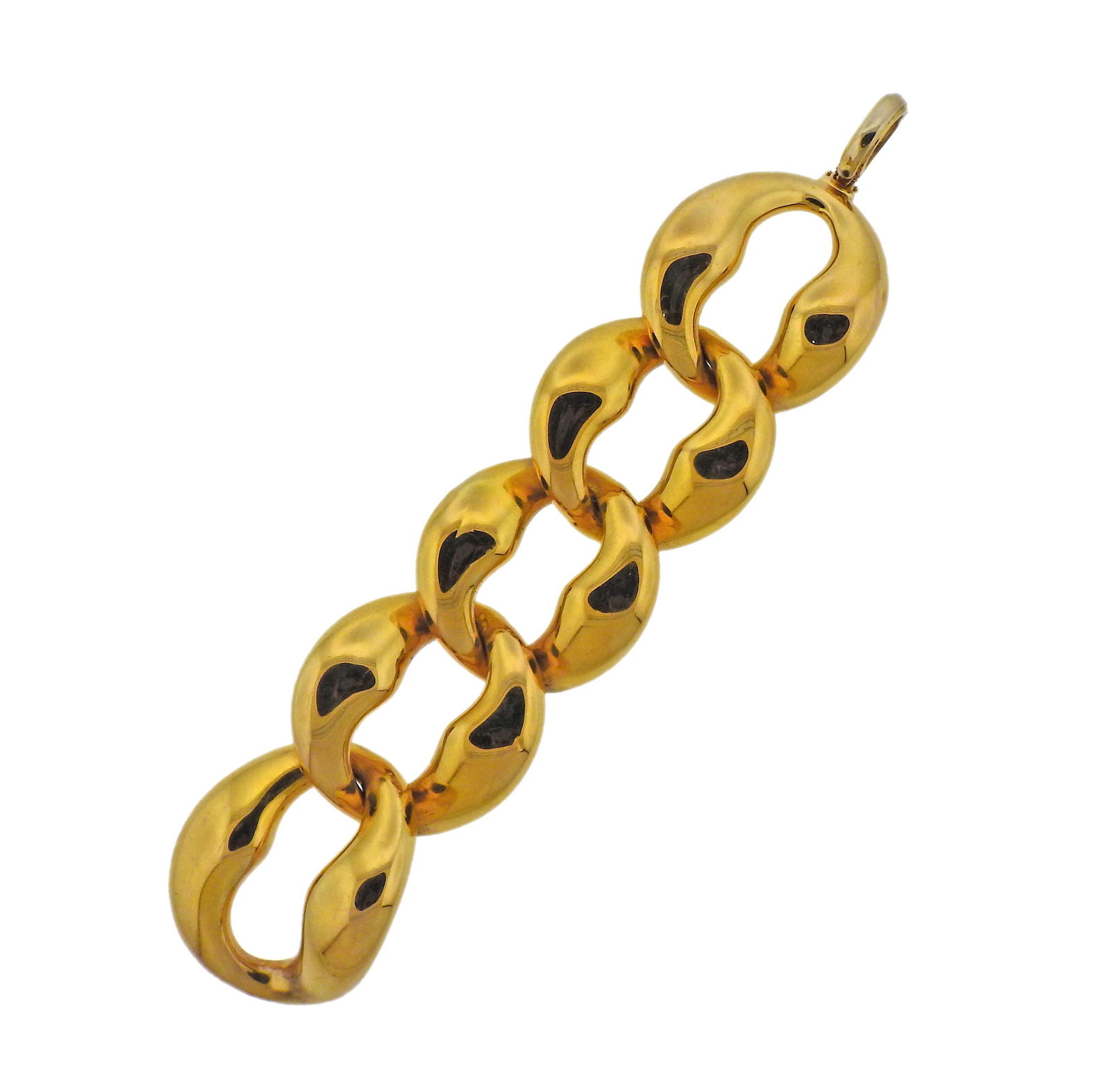 Italian 18k Gold Link Bracelet (1 of 5)