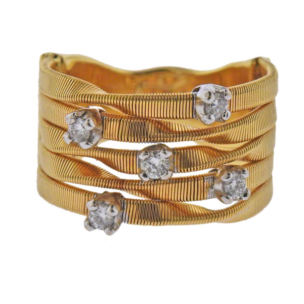 Marco Bicego Goa 18k Gold Diamond Ring (1 of 5)