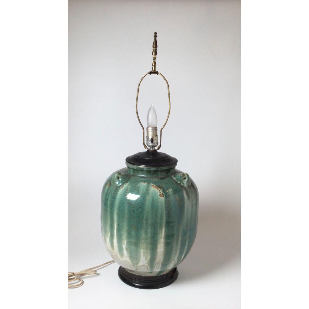 Chinese Export Table Lamp Early 1900's (1 of 4)