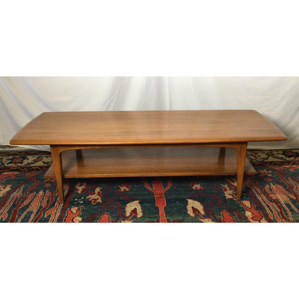 Mid Century Modern Solid Wood Coffee Table (1 of 7)