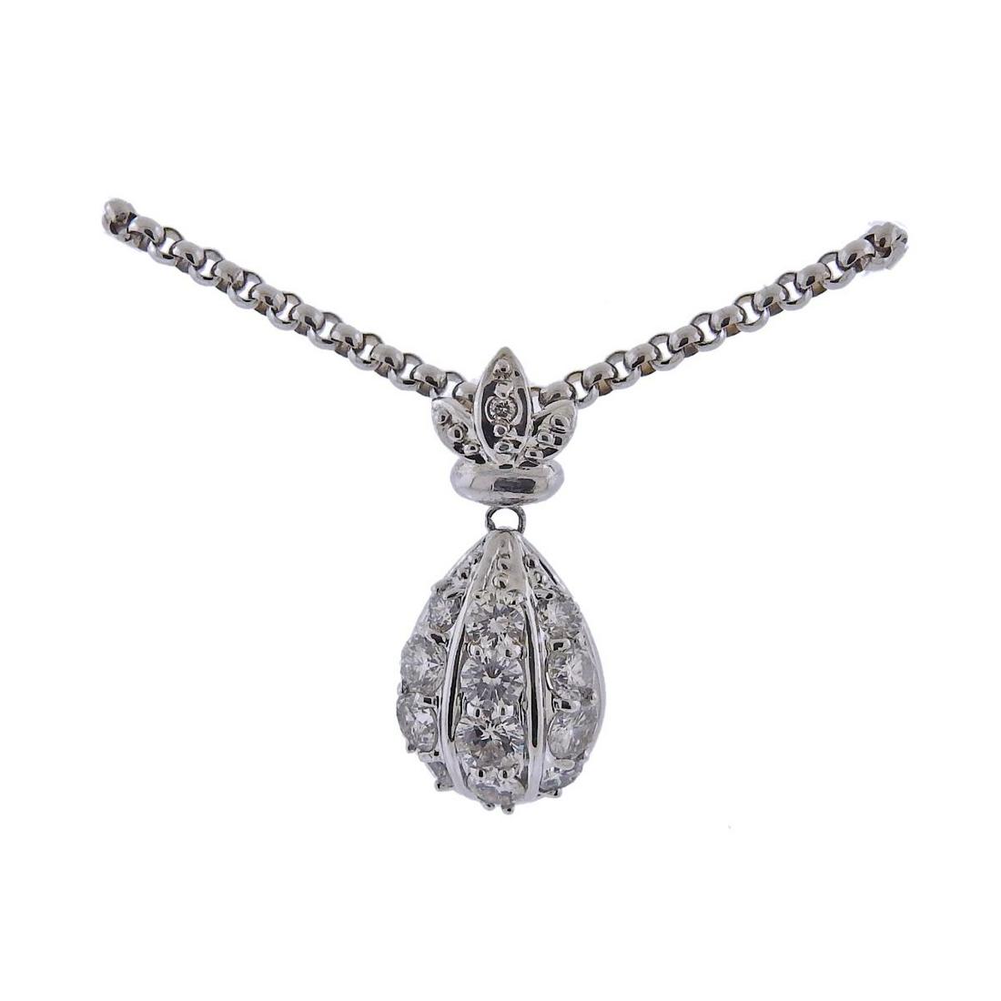 14k Gold Diamond Pendant Necklace (1 of 4)