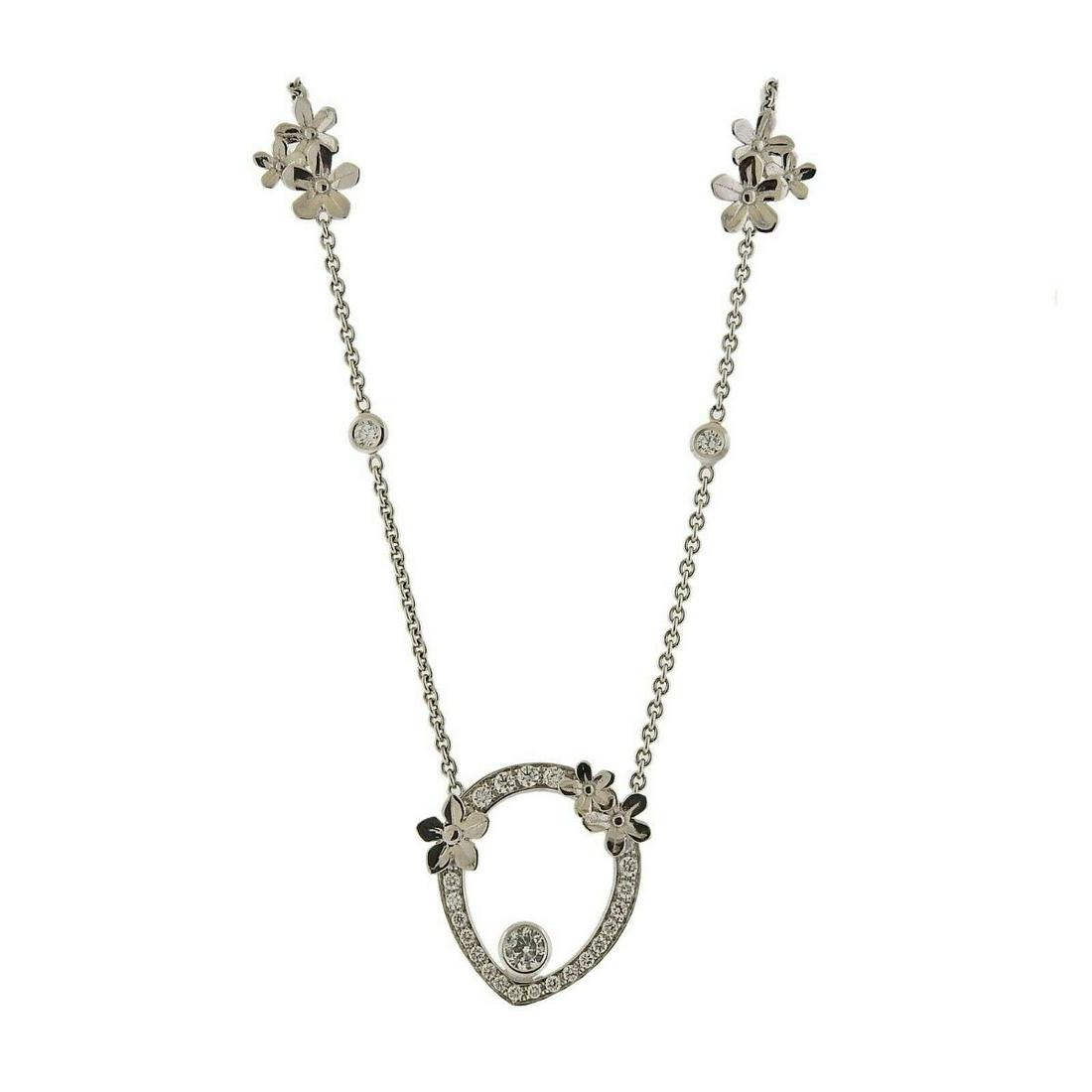 Theo Fennell Gold Diamond Flower Pendant Necklace (1 of 5)