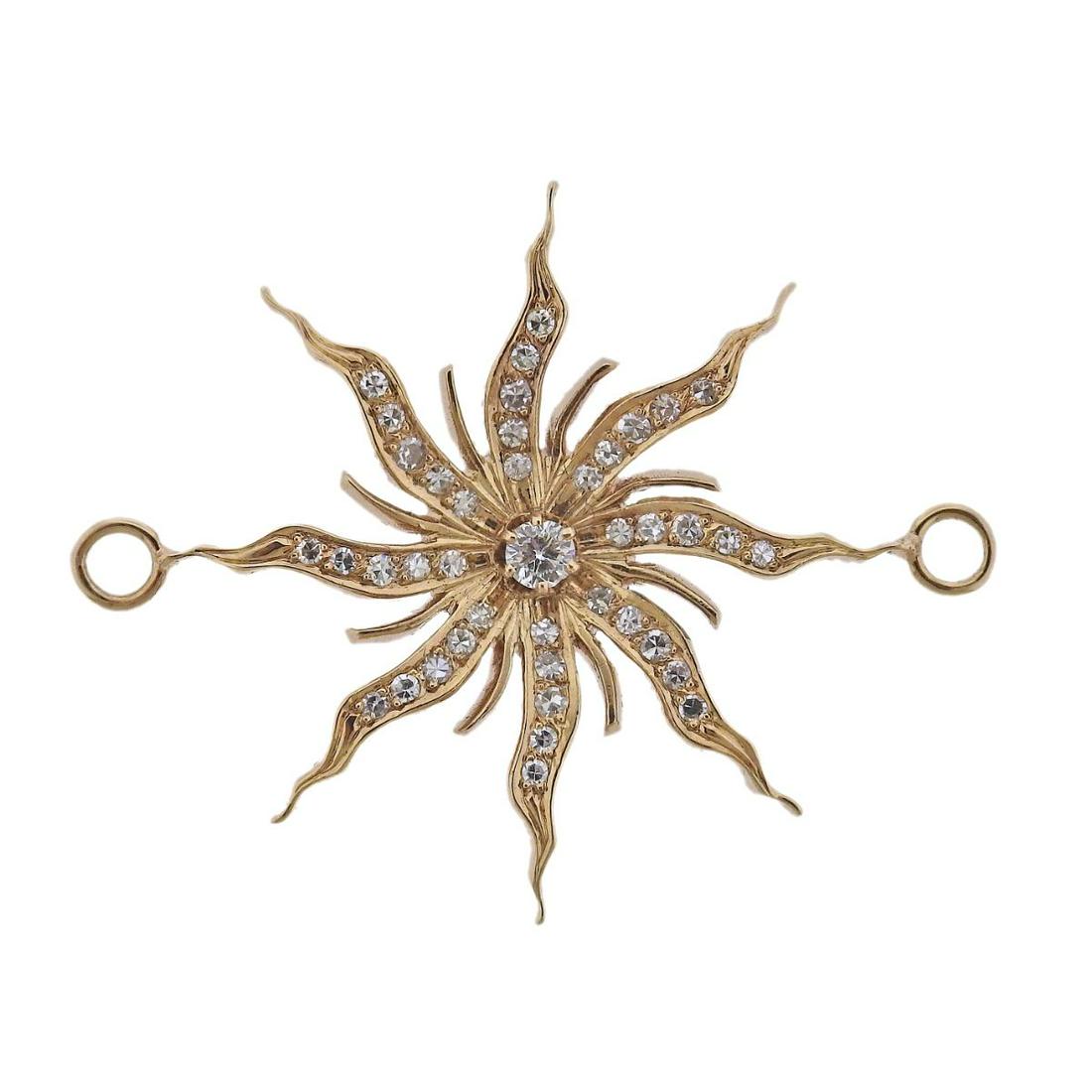 14k Gold Diamond Pendant (1 of 3)