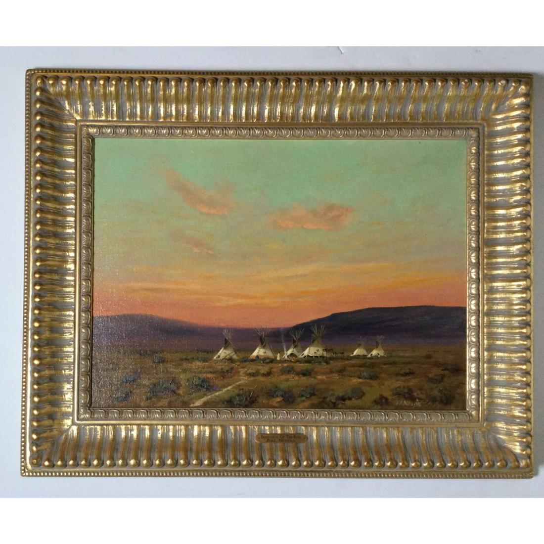 Bill Mittag Oil on Linen â€œBeginning of The Endâ€ (1 of 7)