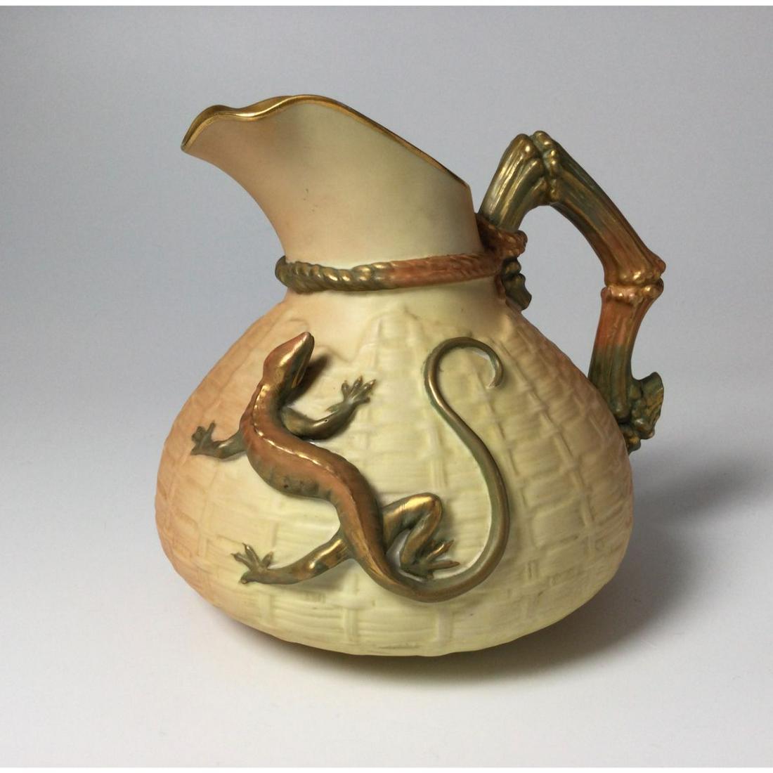 Royal Worcester Lizard Water Pitcher (1 of 4)