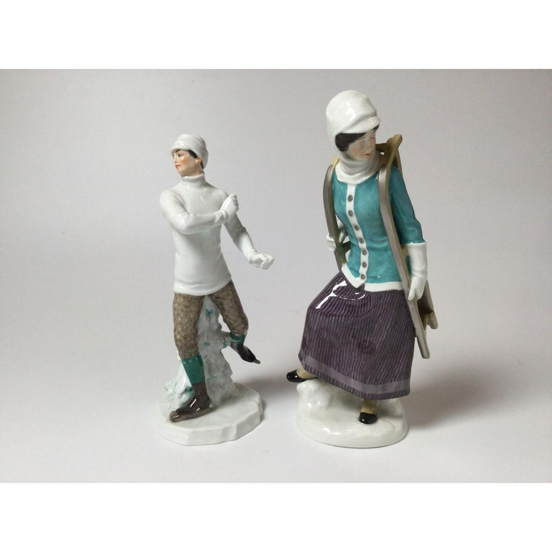 Lot of 2 Meissen Figures (1 of 7)