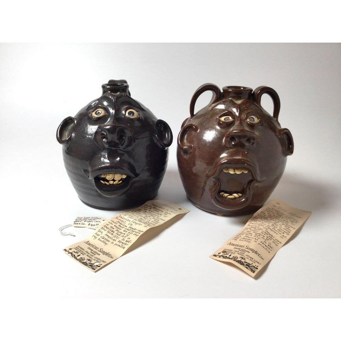 2 Roger Corn Face Jugs (1 of 5)