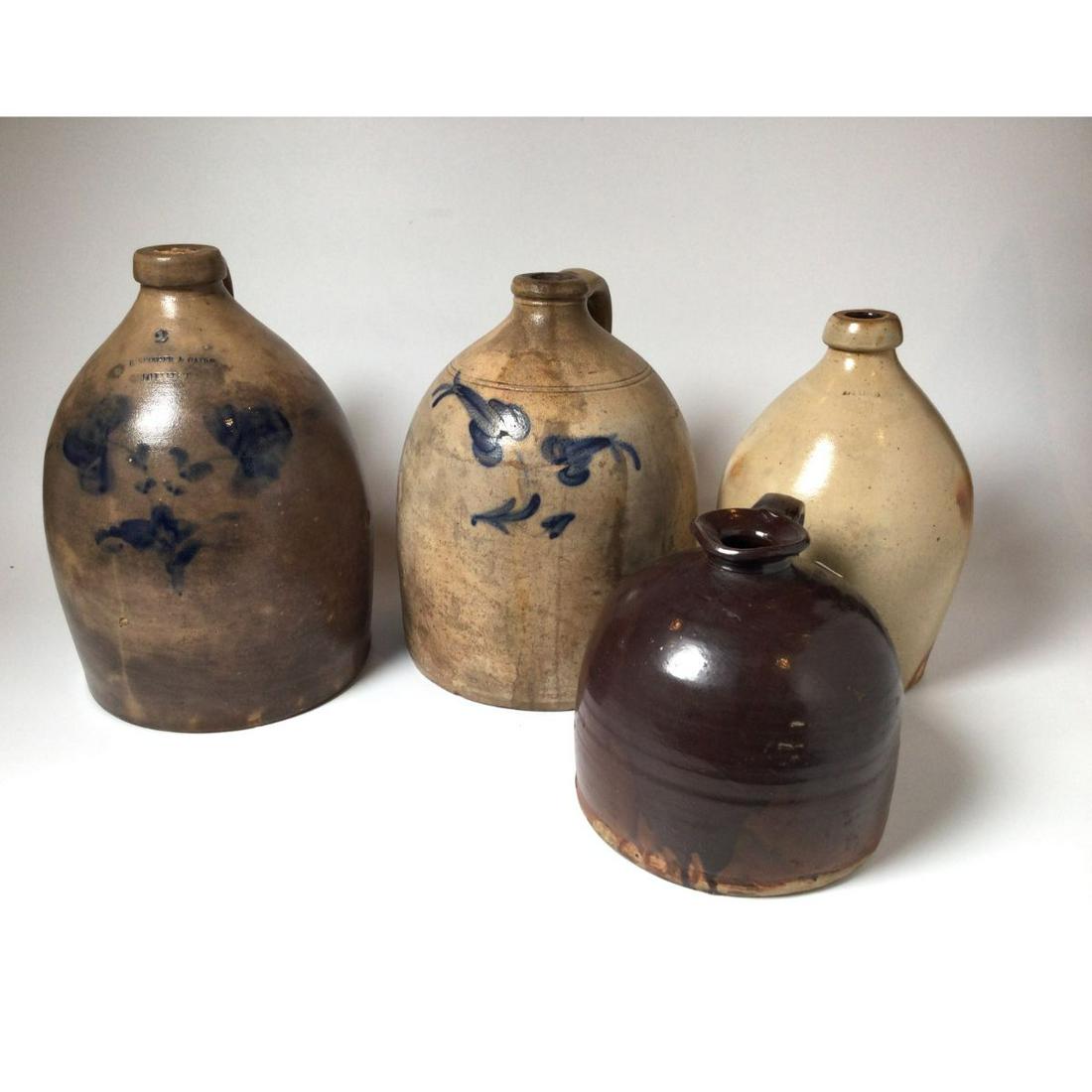 Lot of 4 Stoneware Jugs (1 of 10)