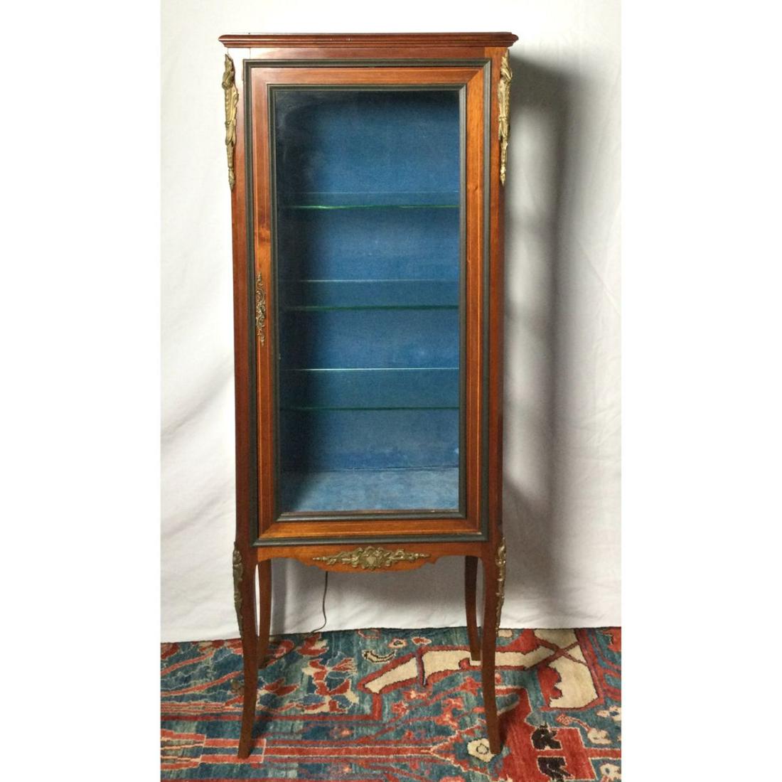 Horner Mahogany French Style Curio Cabinet (1 of 9)