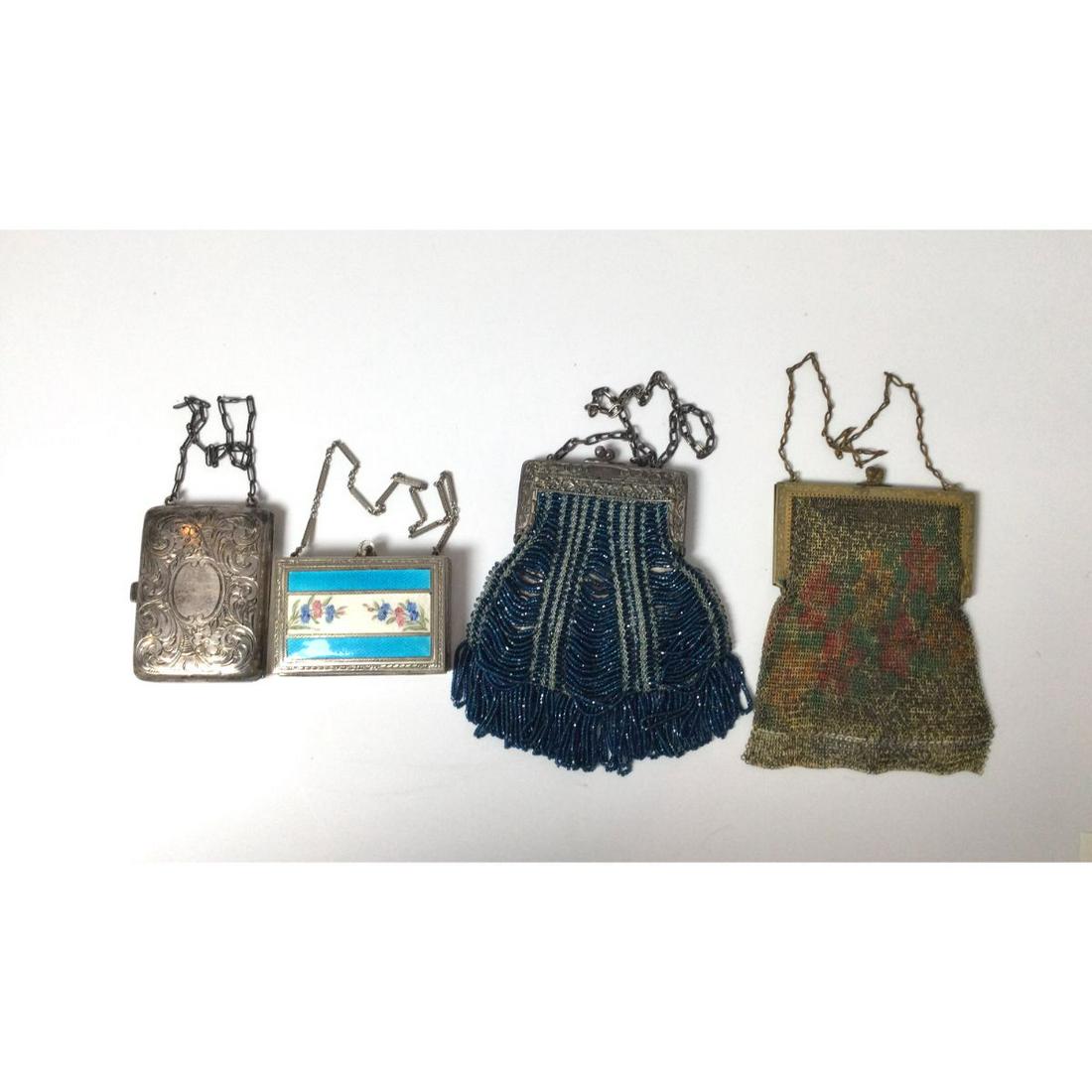 Lot of 4 Art Deco Ladyâ€™s Purses (1 of 6)