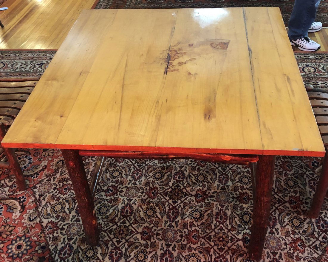 Old Hickory Square Top Table Top measures: 40 x 40 (1 of 1)